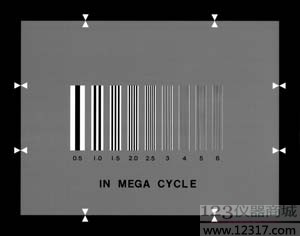 JEITA Test Chart IV(4)(Sign Multiple Bursting Chat) DNP测试卡