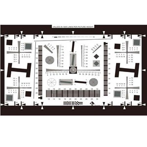 增强型ISO12233标准分辨率测试卡（0.5倍、1倍、2倍、4倍、8倍）4000线